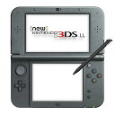 【中古】New ニンテンドー3DS LL メタリックブラック(2)