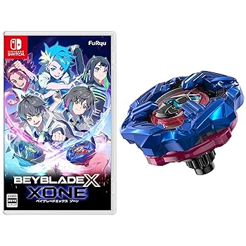 【中古】ベイブレードエックス XONE (ベイブレードエックス ゾーン) -Switch 【メーカー特典】「シノビナイフ4-60LF メタルコート:ブルー」 同...