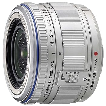 【中古】［非常に良い］OLYMPUS M.ZUIKO DIGITAL ED 14-42mm F3.5-5.6-SLV