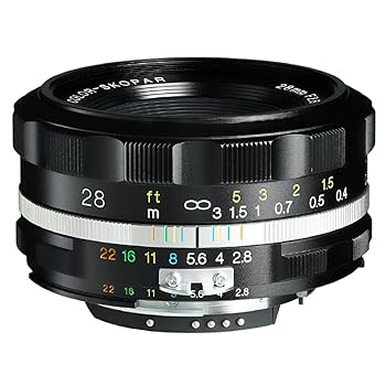����š�Voigtlander 28mm F2.8 Color-SKOPAR �����SL II �֥�å� Nik AIS��