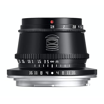 【中古】［非常に良い］TTArtisan 35mm f/1.4 C RFマウント APS-C ブラック 銘匠光学