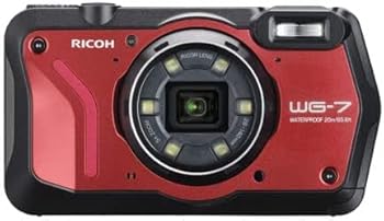 【中古】リコー 防水デジタルカメラ WG-7 (赤)