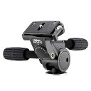 【中古】ベルボン Velbon 3Way雲台 PHD-61Q 中型 底面径53mm コマ止め方式 クイックシュー対応 マグネシウム製 470423