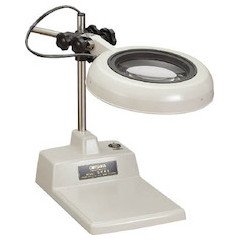 【中古】［非常に良い］オーツカ光学 LED照明拡大鏡 テーブルスタンド式 SKKL-B 2x