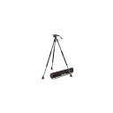 【中古】Manfrotto ナイトロテック608ビデオ雲台+635FASTカーボン三脚 ブラック MVK608SNGFC