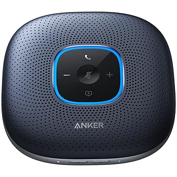 【中古】Anker PowerConf スピーカーフォン オンライン会議 テレワーク (ネイビー:メタリック)