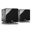 【中古】SVS 3000 マイクロシールドサブウーファー フルアクティブデュアル8インチドライバー付き - ペア (ピアノグロスブラック)