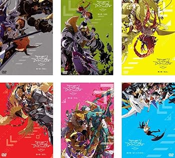【中古】デジモンアドベンチャー tri. 第1章 再会、第2章 決意、第3章 告白、第4章 喪失、第5章 共生、第6章 ぼくらの未来 [レンタル落ち] 全6巻セット [マーケットプレイスDVDセット商品]【メーカー名】【メーカー型番】【ブランド名】【商品説明】デジモンアドベンチャー tri. 第1章 再会、第2章 決意、第3章 告白、第4章 喪失、第5章 共生、第6章 ぼくらの未来 [レンタル落ち] 全6巻セット [マーケットプレイスDVDセット商品]画像はサンプル写真のため商品のコンディション・付属品の有無については入荷の度異なります。商品写真はできる限り実物の色に近づけるよう徹底しておりますが、 お使いのモニター設定、お部屋の照明等により実際の商品と色味が異なる場合がございます。掲載と付属品が異なる場合は確認のご連絡をさせて頂きます。※中古品のため「限定」「初回」「保証」「DLコード」などの表記がありましても、特典・付属品・帯・保証等は付いておりません。（未使用・未開封品は除く）中古品のため使用に影響ない程度の使用感・経年劣化（傷、汚れなど）がある場合がございます。※中古品の特性上ギフトには適しておりません。当店では初期不良に限り、商品到着から5日間は返品を受付けております。お問い合わせ・メールにて不具合詳細をご連絡ください。お客様都合での返品はお受けしておりませんのでご了承ください。他モールとの併売品の為、売り切れの場合はご連絡させて頂きます。★ご注文からお届けまで1、ご注文（24時間受付）2、注文確認⇒当店から注文確認メールを送信致します3、在庫確認⇒中古品は受注後に、再メンテナンス、梱包しますので、お届けまで3日〜10日程度とお考え下さい。4、入金確認⇒前払い決済をご選択の場合、ご入金確認後、配送手配を致します5、出荷⇒配送準備が整い次第、出荷致します。配送業者、追跡番号等の詳細をメール送信致します。6、到着⇒出荷後、1〜3日後に商品が到着します。※離島、北海道、沖縄は遅れる場合がございます。予めご了承下さい。お電話でのお問合せは少人数で運営の為受け付けておりませんので、お問い合わせ・メールにてお願い致します。ご来店ありがとうございます。当店では良品中古を多数揃えております。お電話でのお問合せは少人数で運営の為受け付けておりませんので、お問い合わせ・メールにてお願い致します。