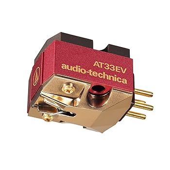 【中古】オーディオテクニカ AT-33EV MC型 ステレオカートリッジ ジュラルミンハウジング 【中古】オーディオテクニカ AT-33EV MC型 ステレオカートリッジ ジュラルミンハウジング