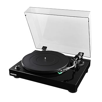 【中古】Fluance Elite High Fidelity Vinyl Turntable Record Player with Audio Technica AT95E Cartridge, Belt Drive, Built-in Preamp, Adjustable
