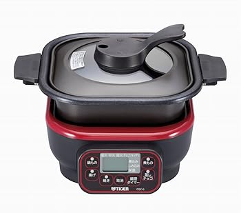 【中古】タイガー マイコンテーブルクッカー レッド CQC-G070-R 【中古】タイガー マイコンテーブルクッカー レッド CQC-G070-R