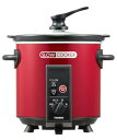 【中古】TWINBIRD タイマー付スロークッカー レッド EP-D727R