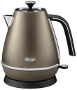【中古】デロンギ(DeLonghi) 電気ケトル ディスティンタ コレクション フューチャーブロンズ 1.0L 空だき防止 自動電源オフ KBI1200J-BZ