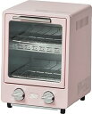 【中古】【Toffy/トフィー】 オーブントースター K-TS1(シェルピンク) 縦型 2段 レトロ 省スペース 3段階火力切替 かわいい 一人暮らし 二人暮ら...