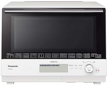 【中古】パナソニック ビストロ スチームオーブンレンジ 30L ヘルツフリー ホワイト NE-BS805-W
