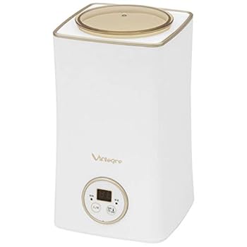 【中古】VIALEGRE ヨーグルト＆コウジメーカー VI-YG111W ホワイト + シャンパンゴールド〔箱破損品〕