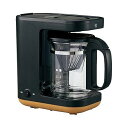 【中古】象印マホービン コーヒーメーカー 3杯用 STAN. ドリップ式 高温抽出 はずせる水タンク ギフト マグカップ2杯 ブラック EC-XA30-BA