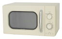 【中古】ユアサプライムス レトロ電子レンジ 17L 単機能 PRE-702B 東日本 50Hz専用 ターンテーブル 横開き おしゃれ