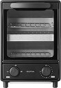 【中古】NEUTRAL オーブントースター NR-K-TS4 (ブラック) 縦型トースター 2段トースター スリム 1000W 3段階火力切替 庫内温度調節機能 シンプル モノク