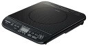 【中古】パナソニック IHクッキングヒーター IHコンロ 1400W 日本製 卓上 7段階火力調整 静音設計 ブラック KZ-PH34-K