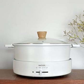 【中古】アズマ NATUUL 2食おやこ電気なべ NL-GP2IOA IH ガス火 2色鍋 2食鍋 ガラス蓋付 ナチュール ホワイト 【中古】アズマ NATUUL 2食おやこ電気なべ NL-GP2IOA IH ガス火 2色鍋 2食鍋 ガラス蓋付 ナチュール ホワイト