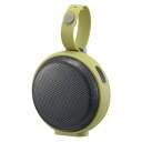【中古】オーム電機 AudioComm ポータブルスピーカー ワイヤレススピーカー 耐水 アウトドア Bluetooth ワイヤレスアウトドアスピーカー グリーン ASP-W1