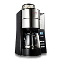 【中古】メリタ(Melitta) 全自動 コニカル式 コーヒーメーカー ミル付き アロマフレッシュ 6杯用【豆・粉対応/豆・水計量不要/ミル機能/挽き目段階調節