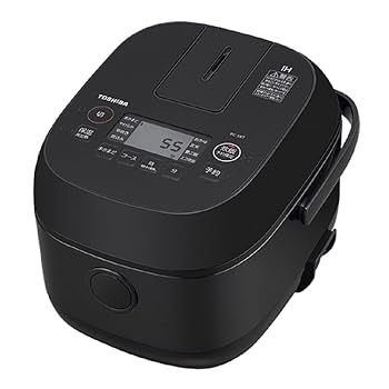 【中古】TOSHIBA 東芝 炊飯器 RC-5XT (K) ブラック IH炊飯ジャー 3合