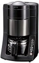 【中古】コーヒーメーカー 全自動 ミル付き 沸騰浄水機能 デカフェ豆コース搭載 670ml ブラック NC-A57-K