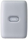 【中古】富士フイルム(FUJIFILM) チェキ カラー スマホプリンター instax mini Link アッシュホワイト INS MINI LINK ASH WHITE