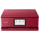【中古】Canon プリンター A4インクジェット複合機 PIXUS TS8530 レッド 2021年モデル テレワーク向け 6色・独立型・対応インクBCI-330/331シリーズ