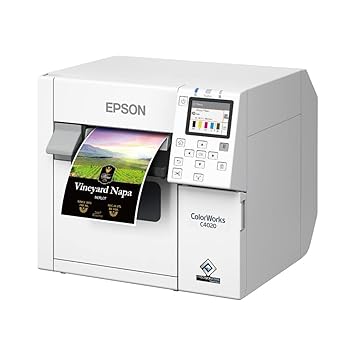 【中古】エプソン カラーラベルプリンター CW-C4020M 2022年モデル 白 コンパクト 【中古】エプソン カラーラベルプリンター CW-C4020M 2022年モデル 白 コンパクト