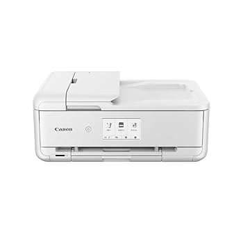 【中古】キヤノン Canon カラープリント A3プリント対応 インクジェット複合機 TR9530a WHITE A4スキャン/A4コピー対応 対応インクBCI-380/381シリーズ【