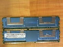 【中古】Micron mt18htf25672fdz-667h1d6 2 GB DIMM ddr2 pc5300 ( 667 ) full-buf ECCサーバ...