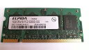 【中古】ELPIDA EBE11UE6ACUA-6E-E 1GB ノートブック SODIMM DDR2 PC5300(667) UNBUF 1.8v 2RX16...