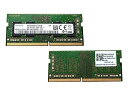 【中古】Samsung M471A5244CB0 8GB (2x4GB) 1Rx16 DDR4 SO-DIMM PC4-21300 2666MHz 260ピン ...