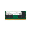 【中古】トランセンドジャパン ノートPC用メモリ PC5-38400(DDR5 4800) 32GB 1.1V 262pin SO-DIMM 2Rx8 (2Gx8)x16 CL40 無期限保証 JM4800ASE-32G