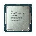 【中古】Core I7-8700 I7 8700 3.2 GHz 6 コア 12 スレッド CPU プロセッサー 12M 65W LGA 1151 ファンなし
