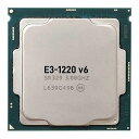 【中古】E3-1220 v6 3.0 GHz 使用クアッドコア クアッドスレッド CPU プロセッサー 72W LGA 1151
