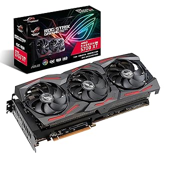 【中古】ASUS AMD Radeon RX 5700 XT 搭載 トリプルファンモデル 8G ROG-STRIX-RX5700XT-O8G-GAMING