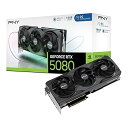 【中古】PNY GeFORCE RTX 5080 16GB Overclocked TripleFan グラフィックスボード VCG508016TFXPB1-O VD9010