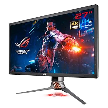 【中古】ASUS ゲーミングモニター 27インチ ROG SWIFT PG27UQ(4K/量子ドットIPS/HDR10/4ms/144Hz/G-SYNC/直下型LED/Aura Sync/HDMI/DP) 【中古】ASUS ゲーミングモニター 27インチ ROG SWIFT PG27UQ(4K/量子ドットIPS/HDR10/4ms/144Hz/G-SYNC/直下型LED/Aura Sync/HDMI/DP)