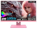 【中古】JAPANNEXT 23.8インチ ゲーミングモニター 165Hz 1ms フルHD 1920x1080解像度 IPS パネル ディスプレイ (HDMI...