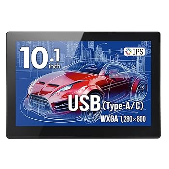 【中古】センチュリー 10.1インチマルチタッチ対応 USBモニター[USB3.2 Gen1] plus one Touch USB LCD-10000UT3_FP