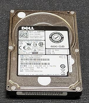 楽天スカーレット2021【中古】Toshiba 600GB HDD 10K RPM 2.5インチ 12Gb/s SAS ハードディスクドライブ モデル:AL14SEB060N DP/N: 453KG
