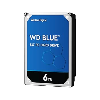 【中古】WD60EZAZ [WD Blue（6TB 3.5インチ SATA 6G 5400rpm 256MB）]