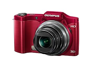 【中古】［非常に良い］OLYMPUS デジタルカメラ SZ-11 レッド 1400万画素 光学20倍ズーム 広角25mm 3D..