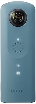 楽天スカーレット2021【中古】RICOH 360度カメラ RICOH THETA SC （ブルー） 全天球カメラ 910743