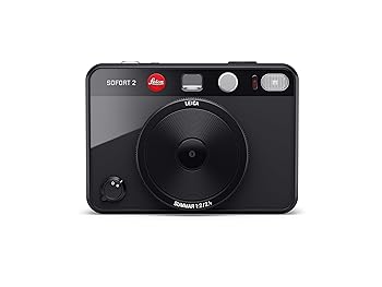 【中古】Leica Sofort 2 デジタル&インスタントフォトカメラ LCDディスプレイ付き 2つのシャッターリリース 10枚のレンズエフェクト Leica FOTOSアプリ対