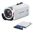【中古】JVCケンウッド ハイビジョンメモリームービー エブリオ ホワイトGZ-B800-W
